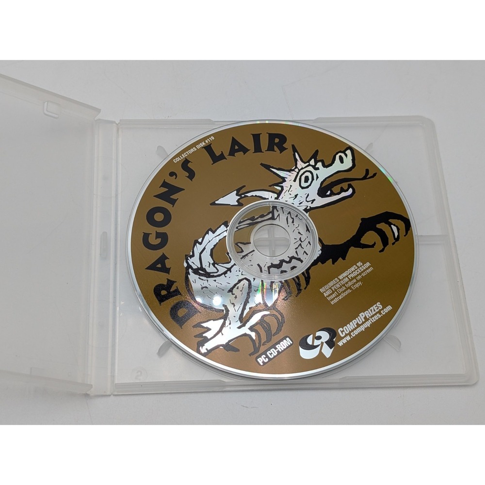 Dragon's Lair 1-CD PC Video Game 1997 Windows‎ 95 Collectors Disc #119